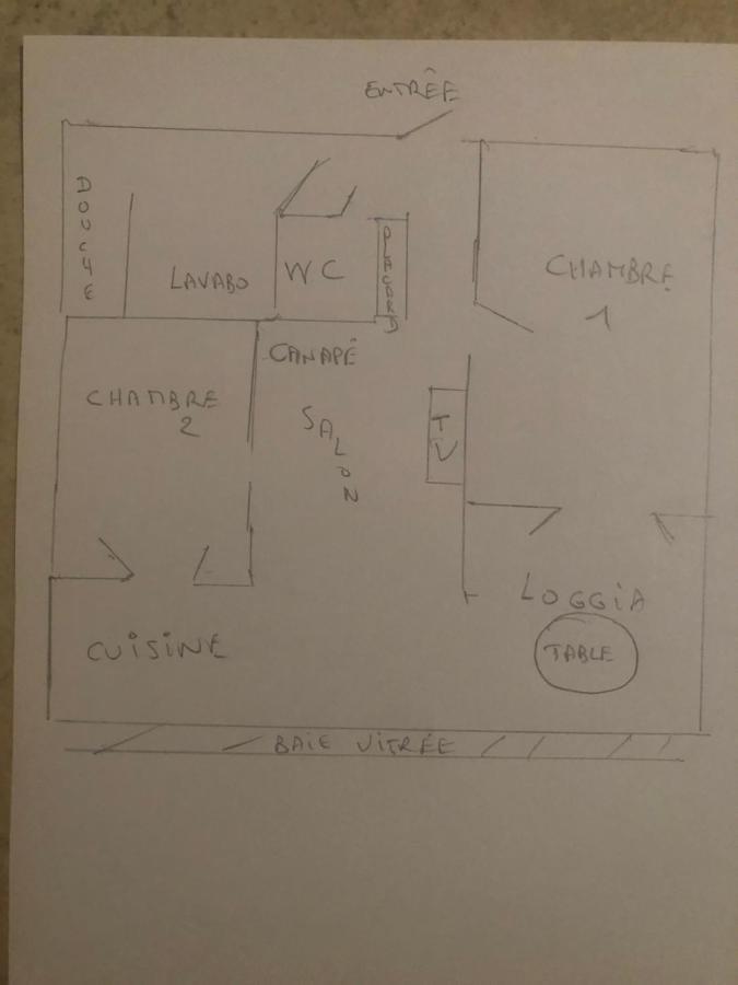T3 Vue Sur Mer, Renove A Neuf, 4 A 6 Pers,65 M2-500 M De La Plage أرجيليه- سور- مير المظهر الخارجي الصورة